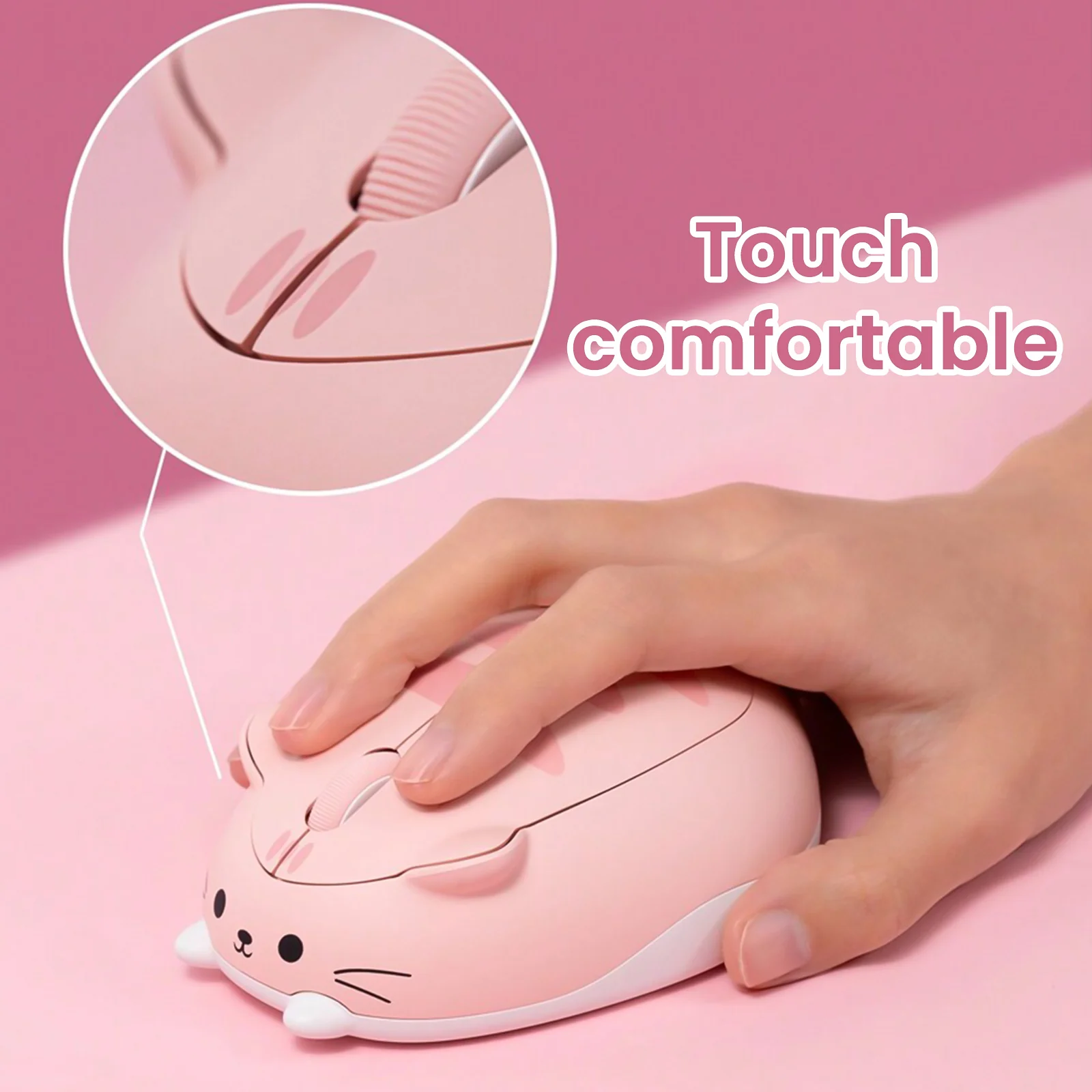 Akko Pink Angle Cat Mouse - Image 4