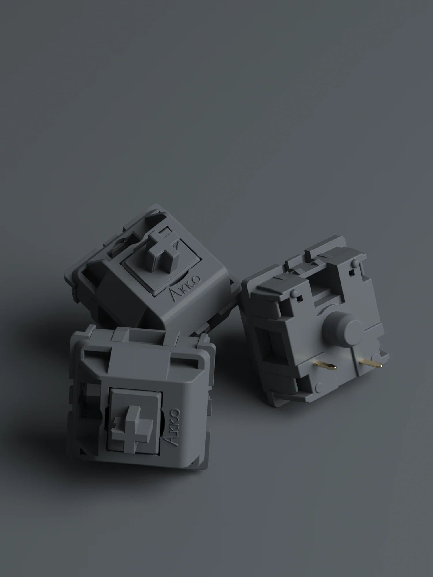 Akko POM Silver Switch (45pcs) - Image 3