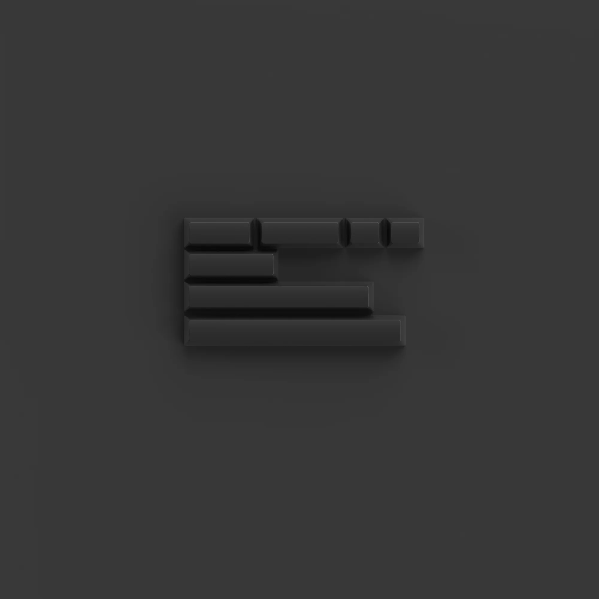 Black & Gold ABS SAL Keycap Set (195-Key) - Image 6