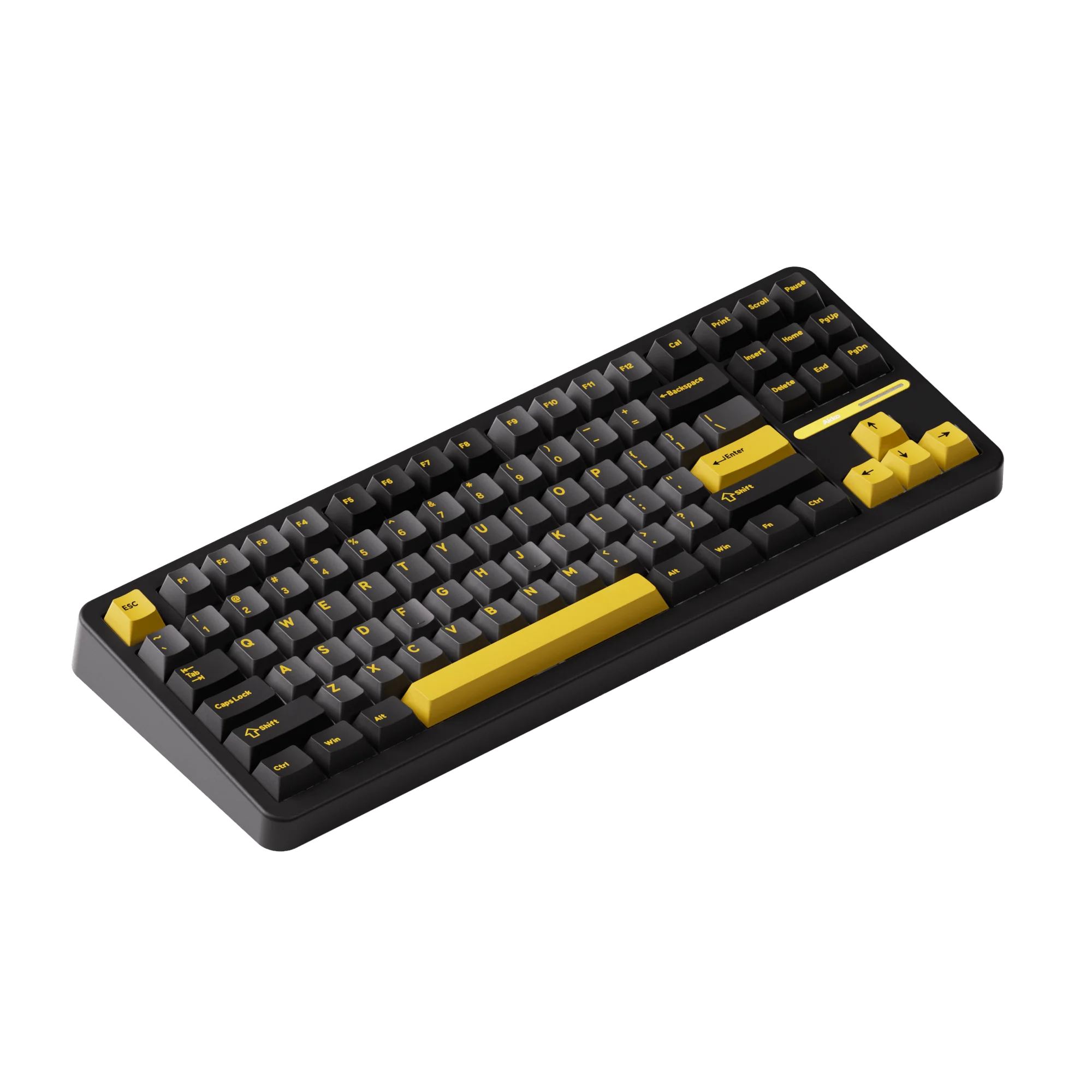 Black & Gold TAC87 Mechanical Keyboard - Image 4