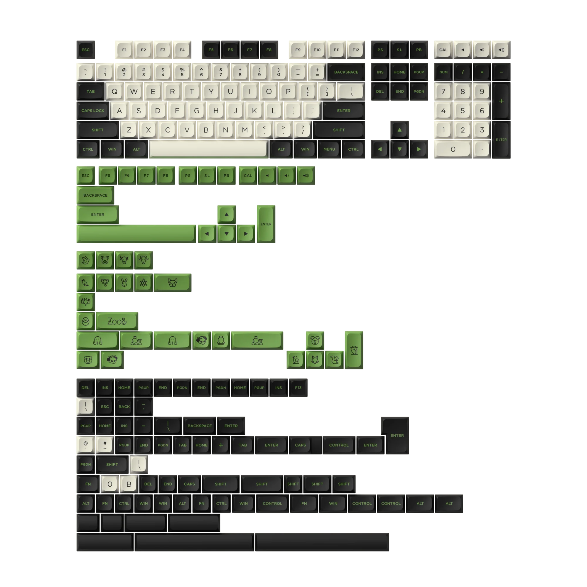 Carolina Blue Keycap Set(227-Key) - Image 17