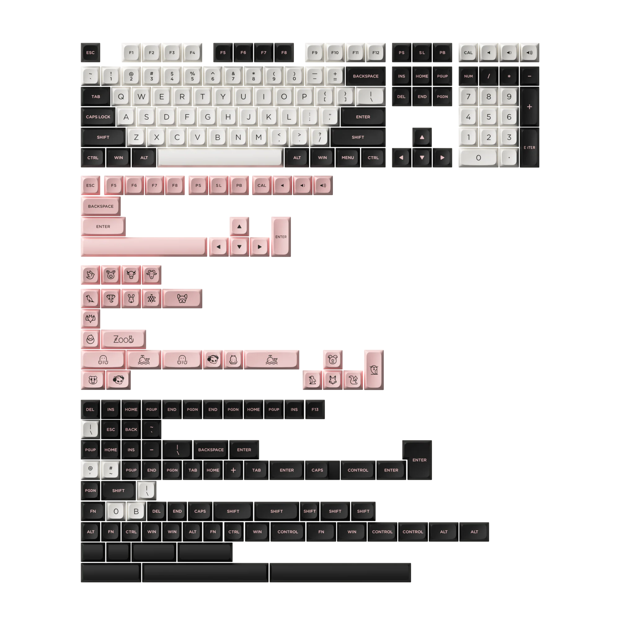 Carolina Blue Keycap Set(227-Key) - Image 9