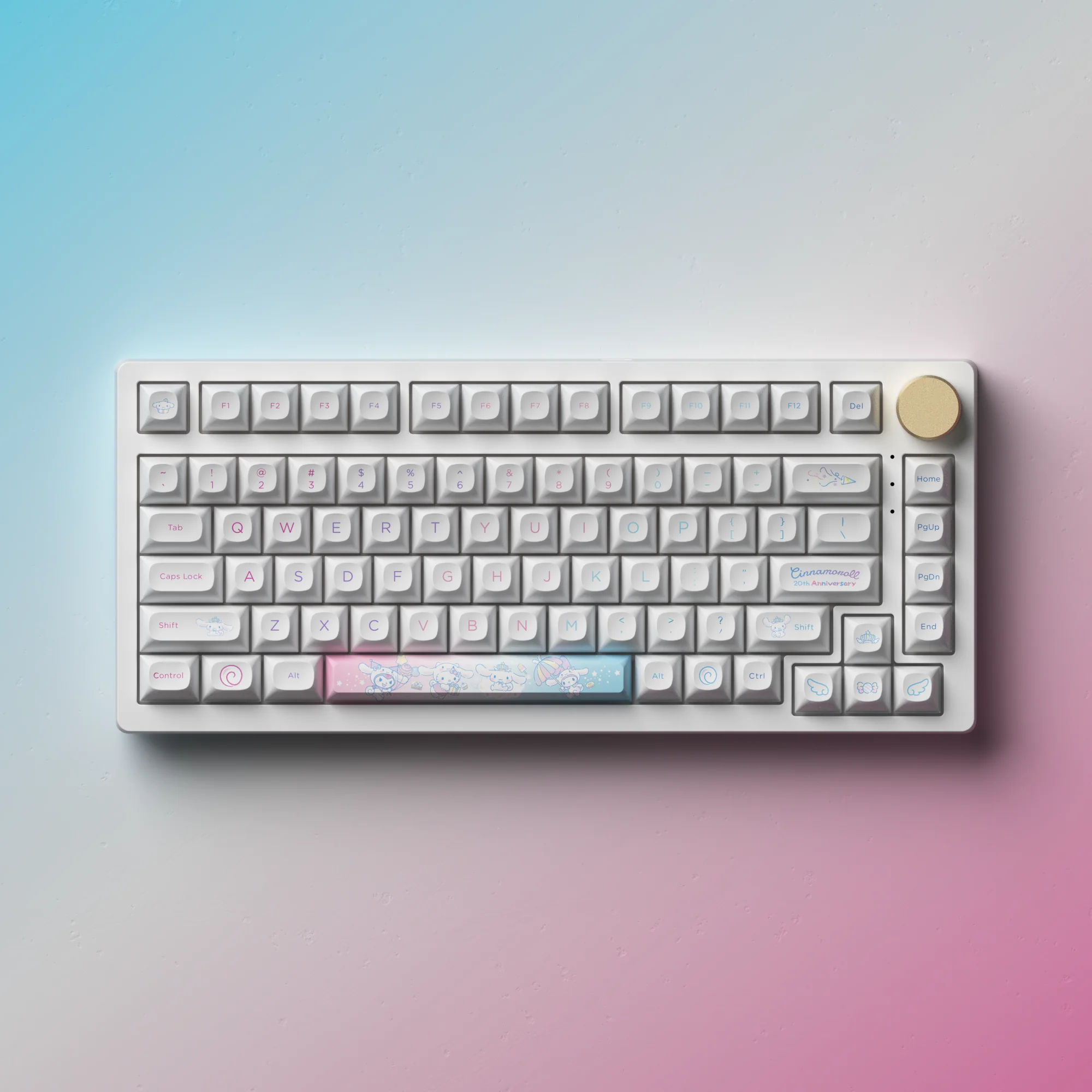 Cinnamoroll 20th Anniversary OPI Keycap Set(127-Key) - Image 3