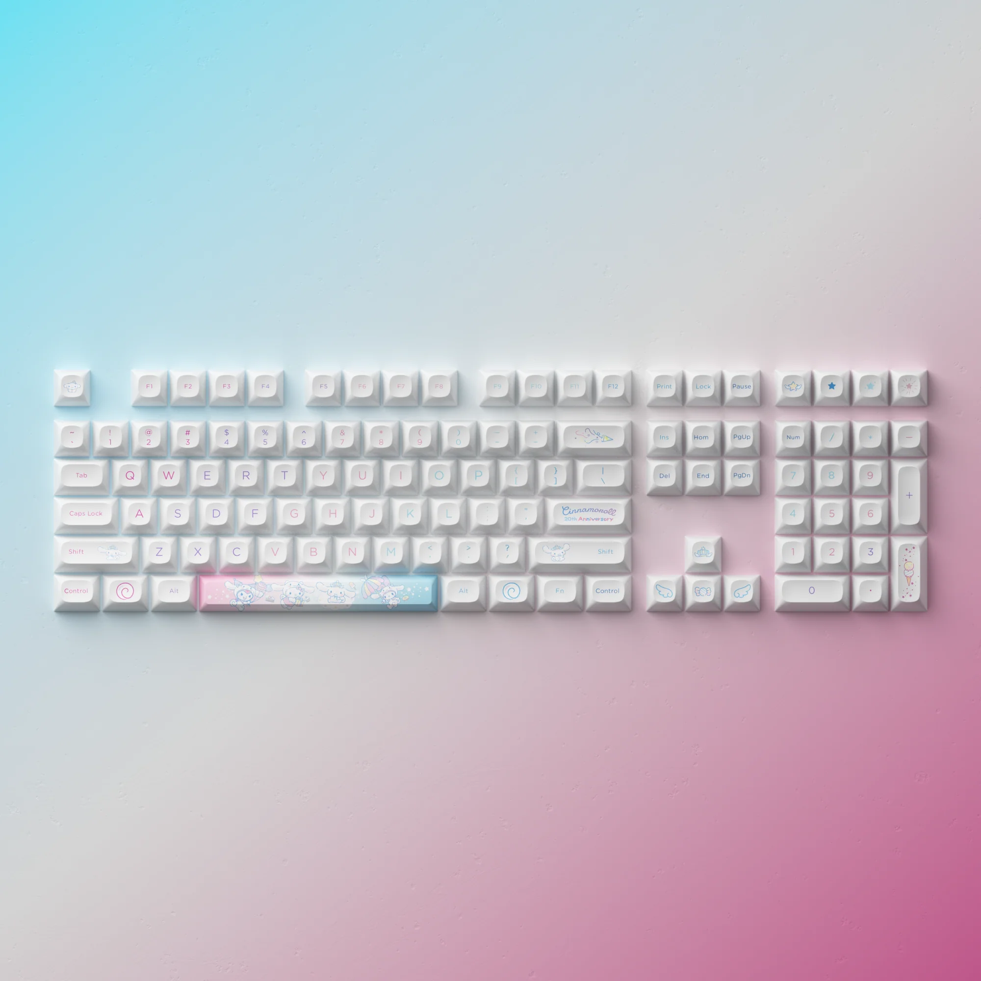 Cinnamoroll 20th Anniversary OPI Keycap Set(127-Key) - Image 6