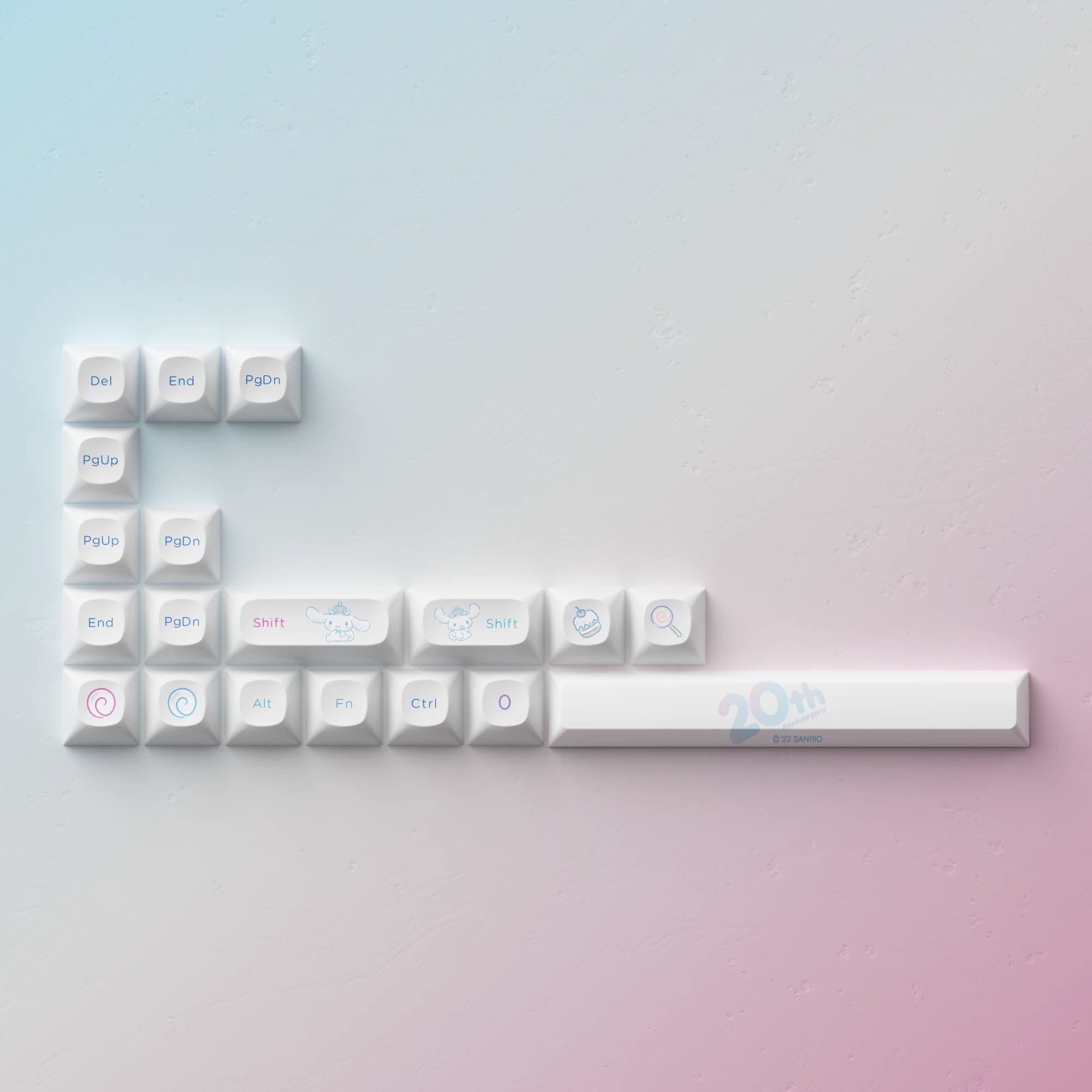 Cinnamoroll 20th Anniversary OPI Keycap Set(127-Key) - Image 7