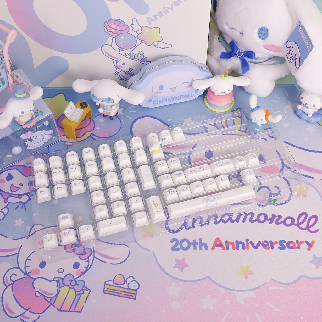 Cinnamoroll 20th Anniversary OPI Keycap Set(127-Key) - Image 9