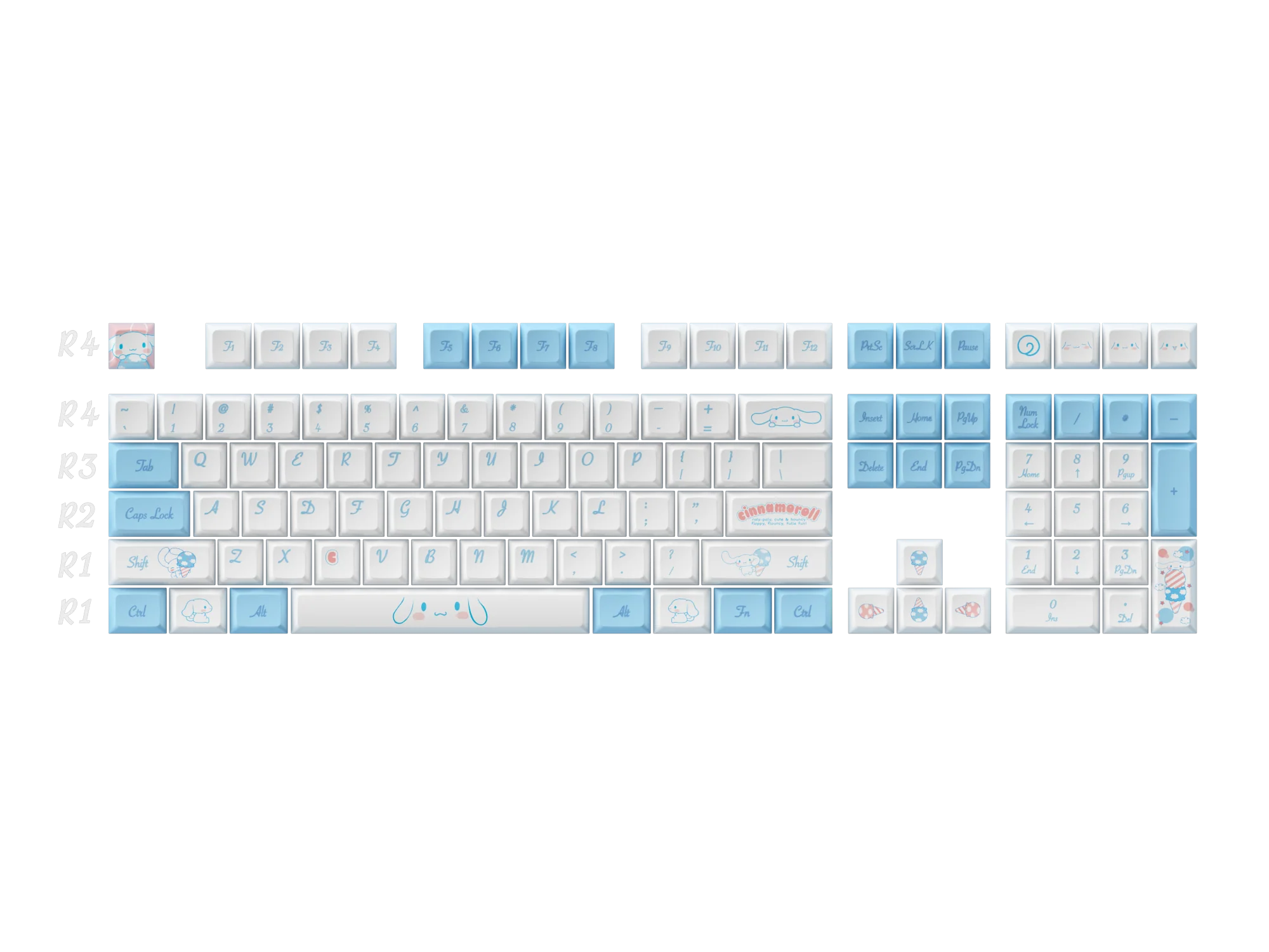 Cinnamoroll Keycap set (165-key) - Image 3