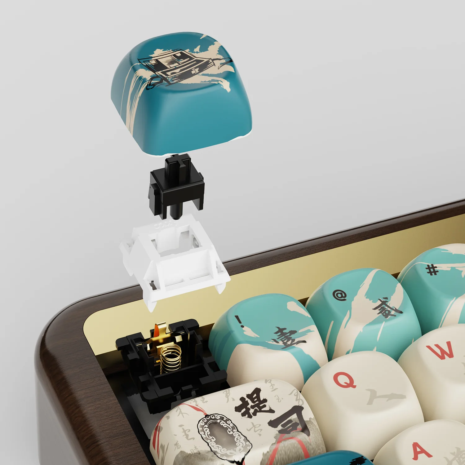 MU01 Wooden Keyboard - Image 15