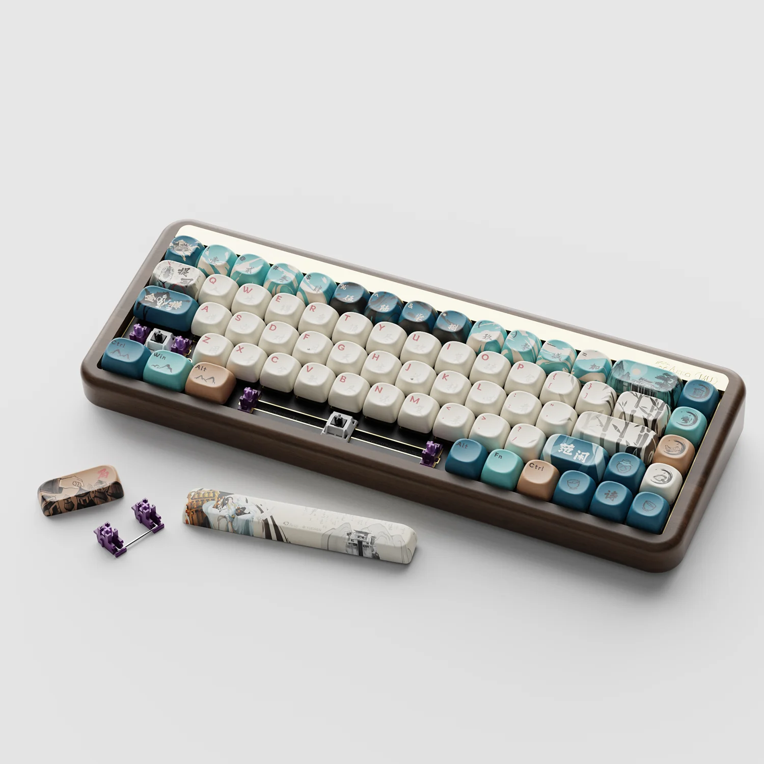 MU01 Wooden Keyboard - Image 17