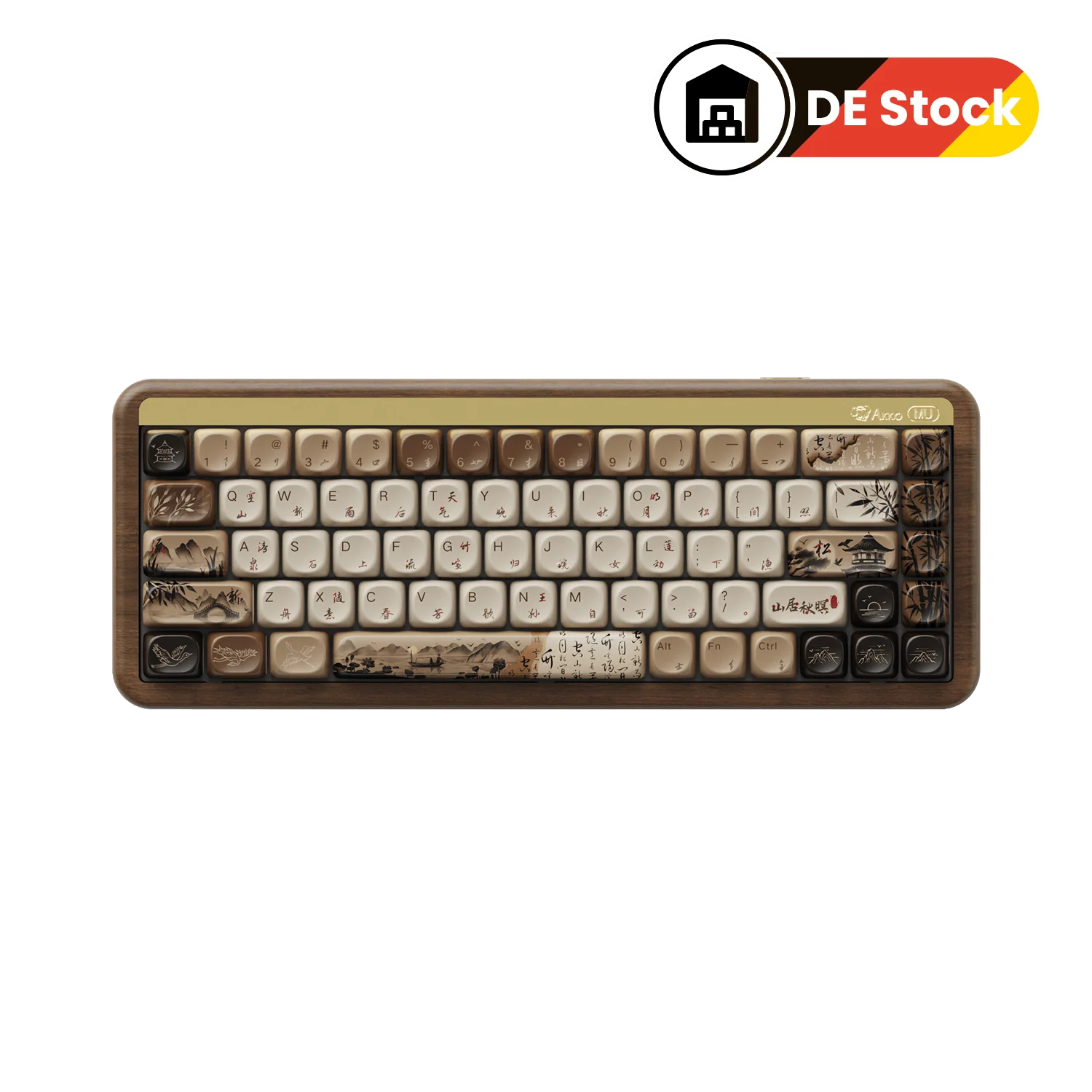 MU01 Wooden Keyboard - Image 5