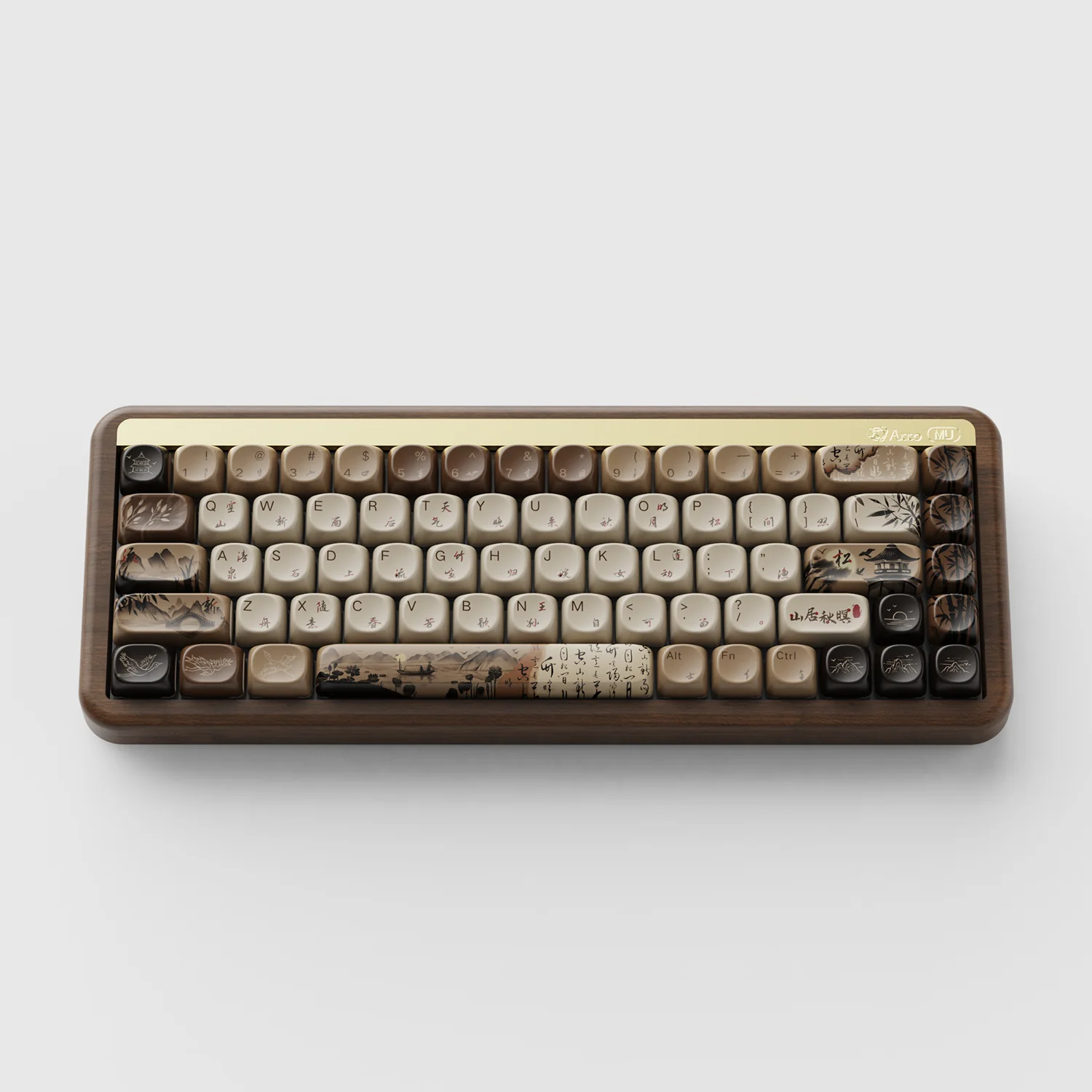 MU01 Wooden Keyboard - Image 6