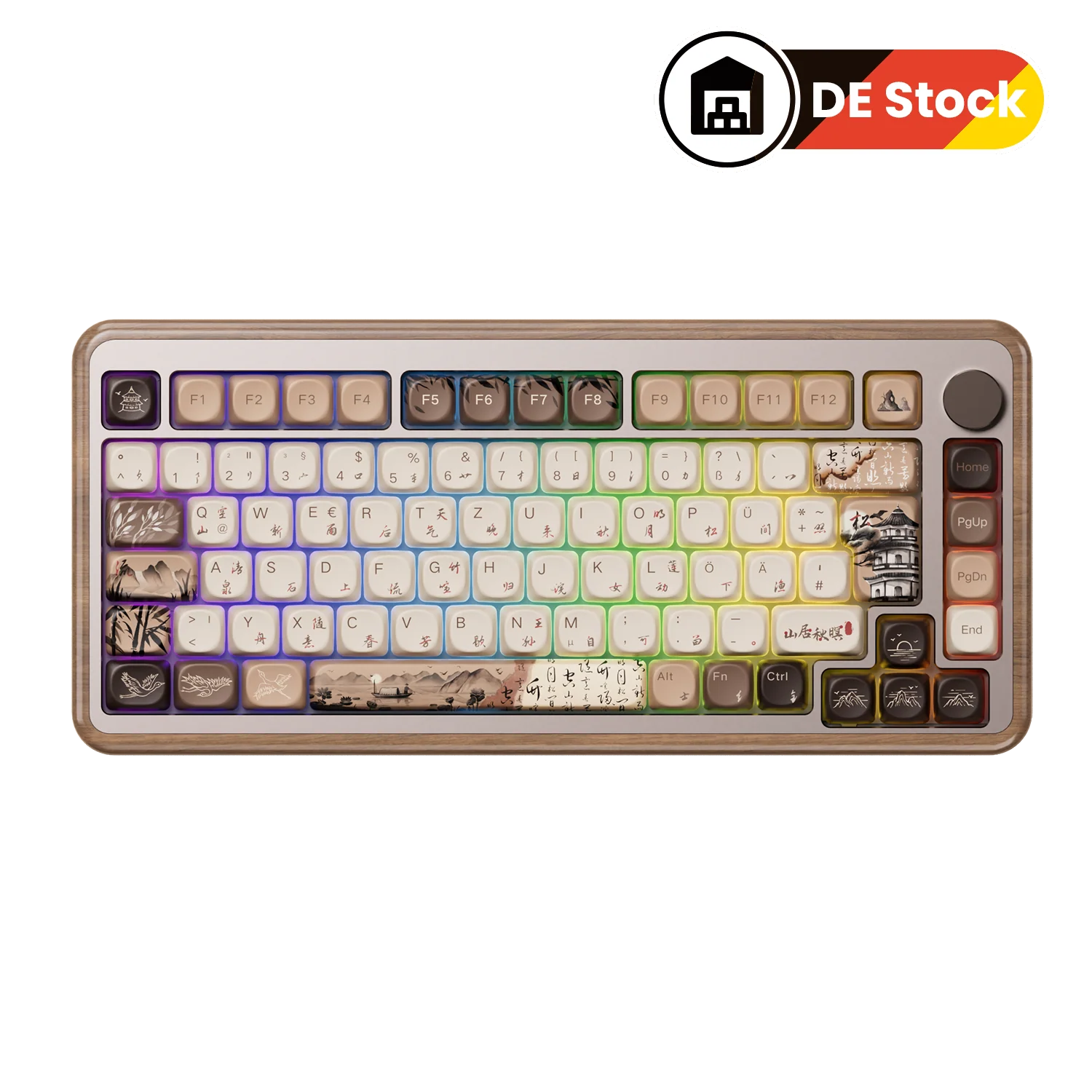 MU02 Mountain Seclusion Wooden Keyboard - Image 14