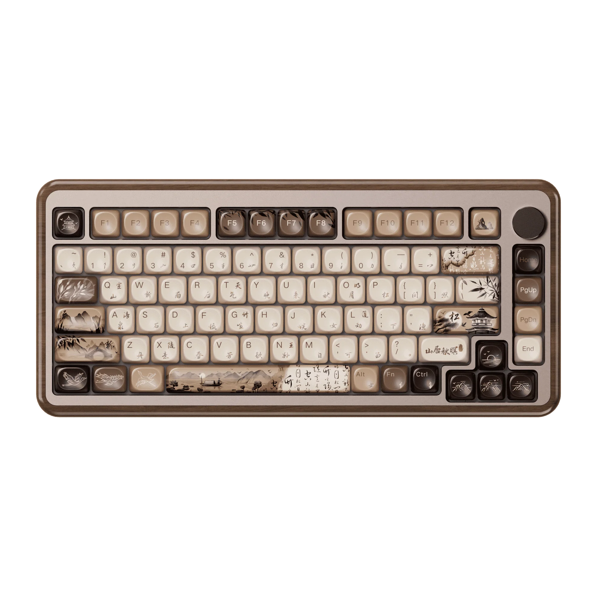 MU02 Mountain Seclusion Wooden Keyboard - Image 18