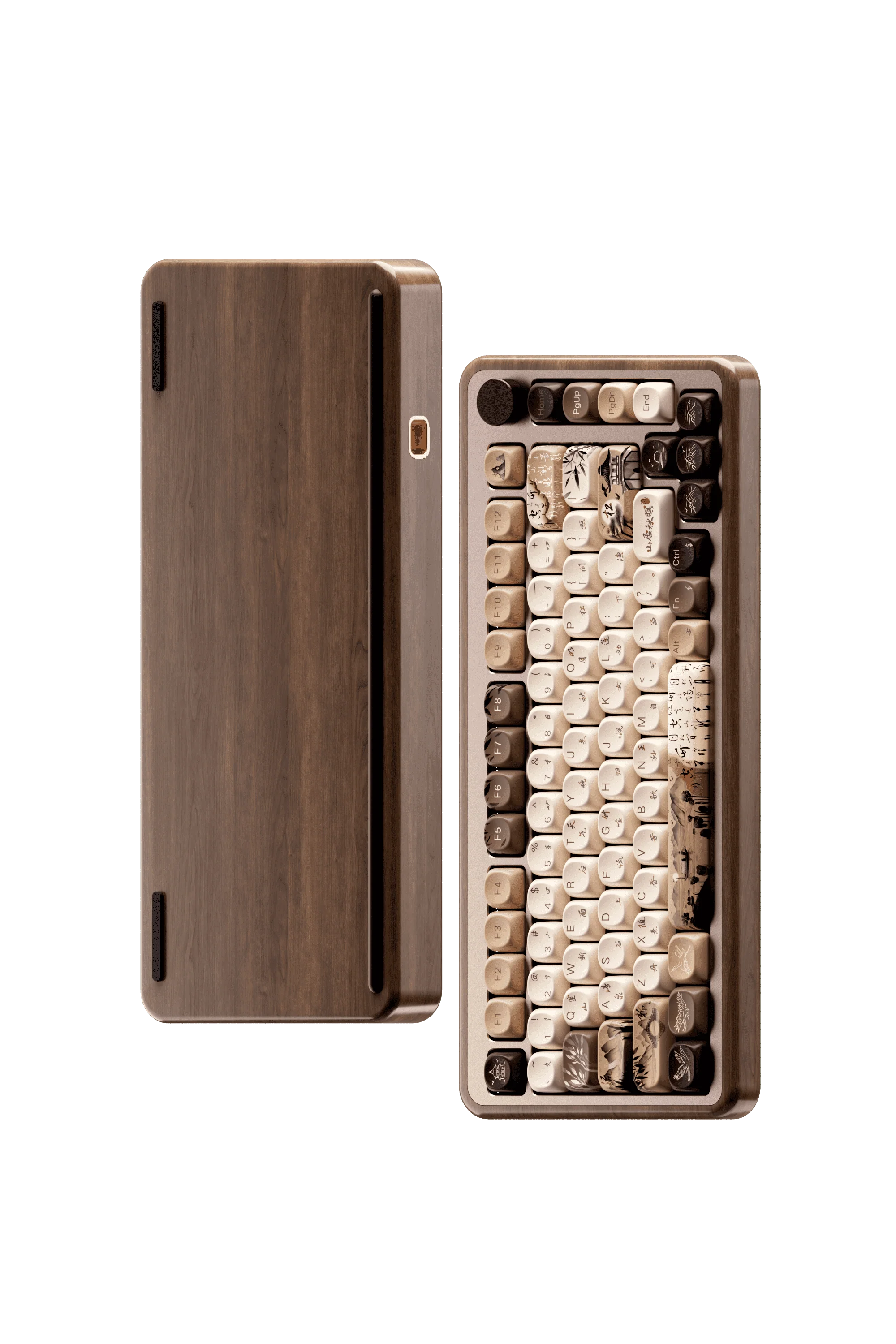 MU02 Mountain Seclusion Wooden Keyboard - Image 9