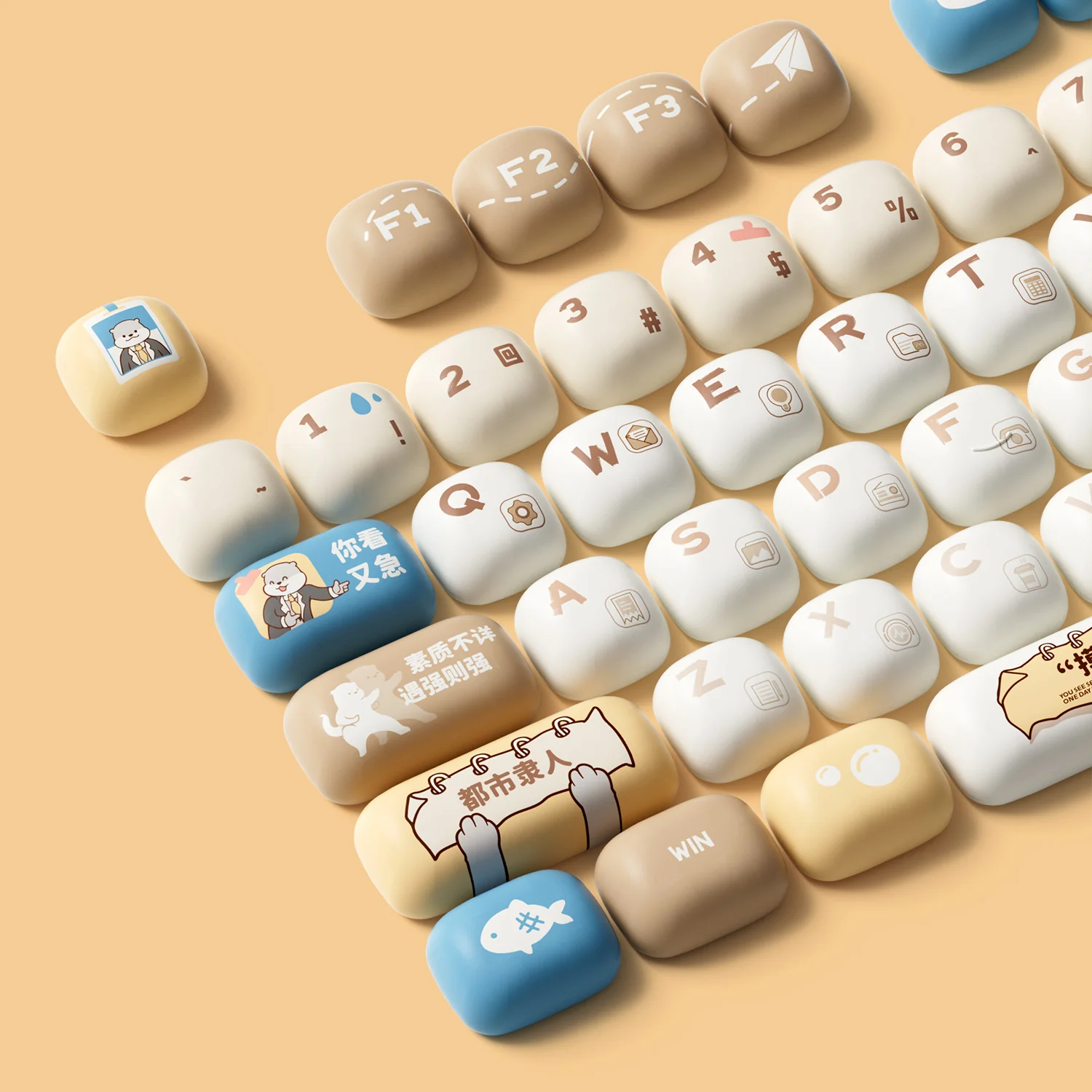 Otter Hustle Keycap Set (138-key) - Image 10