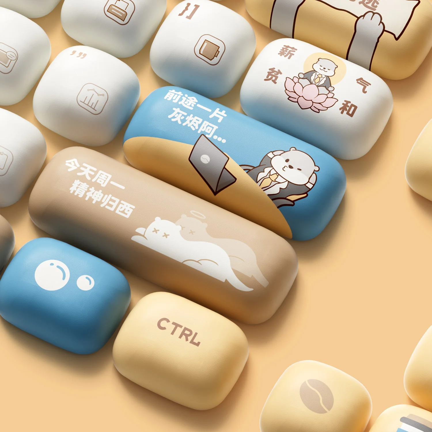 Otter Hustle Keycap Set (138-key) - Image 11