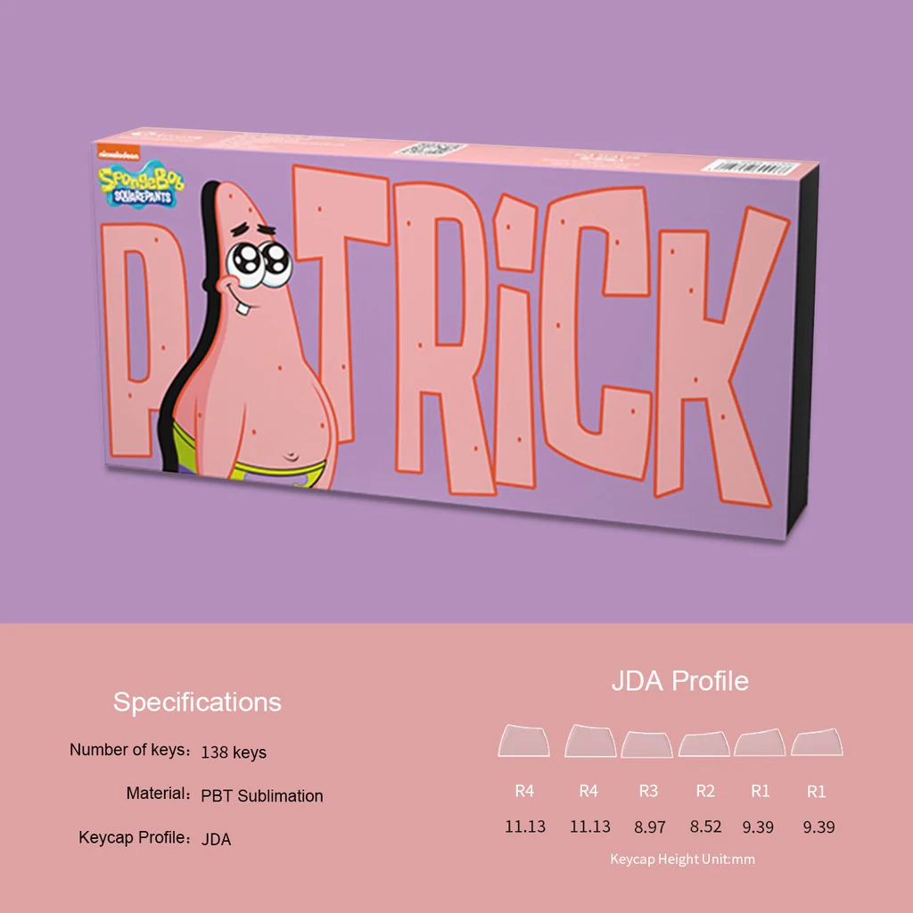 Patrick Keycap Set (138-Key) - Image 3