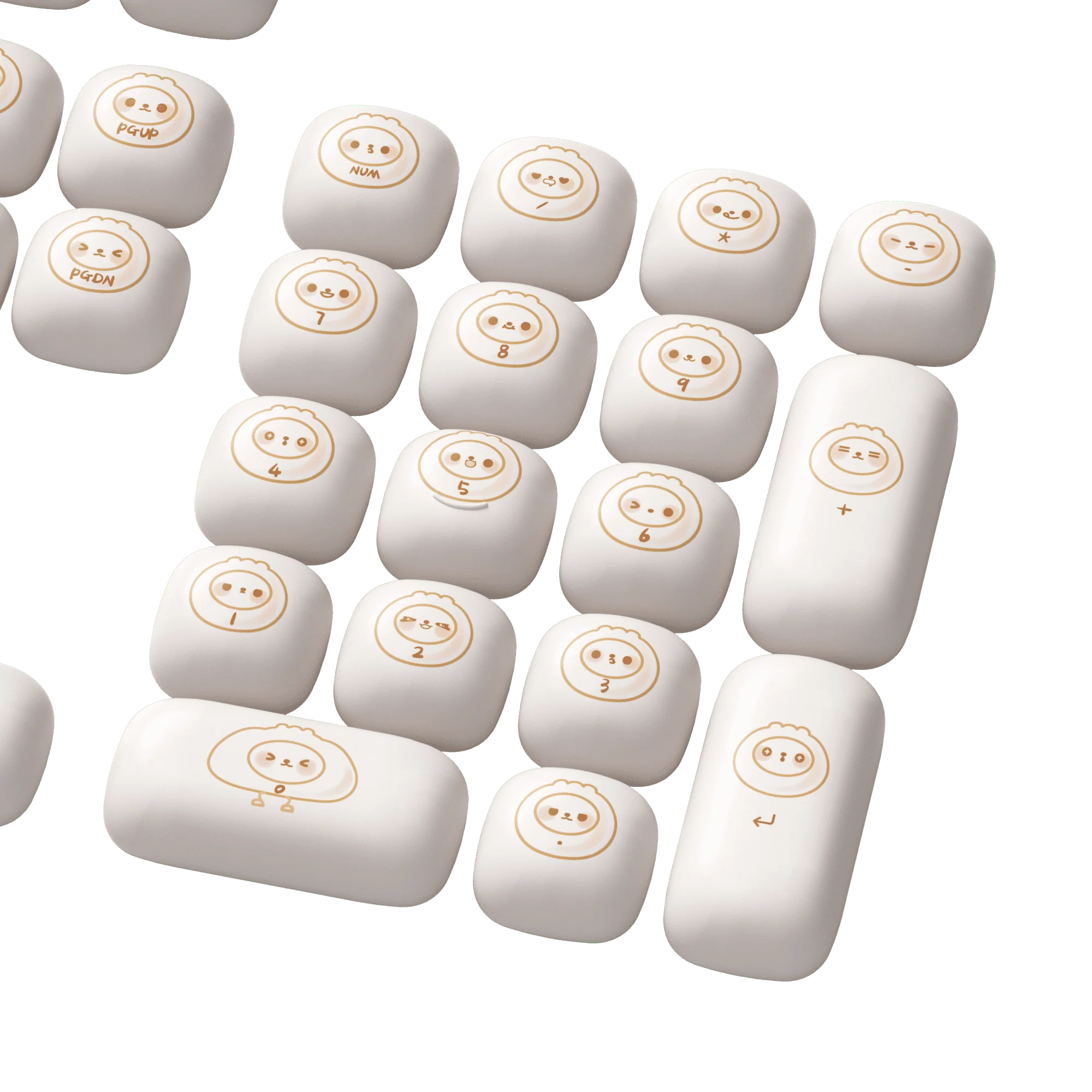 Steamed Buns Keycap Set (144-key) - Image 7